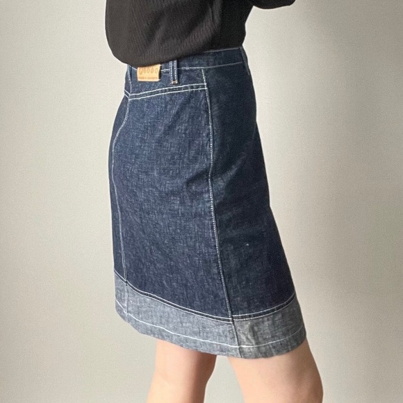 90’s denim skirt / size 9 medium - Picture 6 of 9